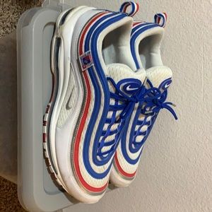 COPY - Nike Air Max 97 Game Royal Metallic Silver and red